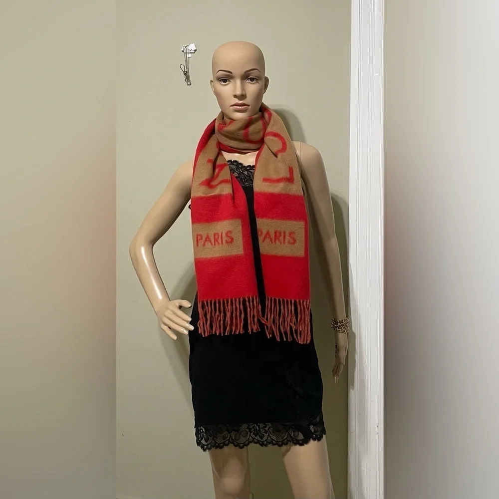 Louis Vuitton Cashmere Muffler Unisex
